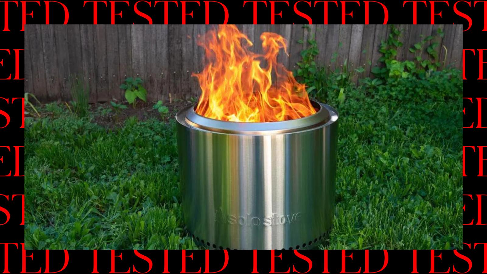 Modern fire bowl with innovative burner design for year-round outdoor use.