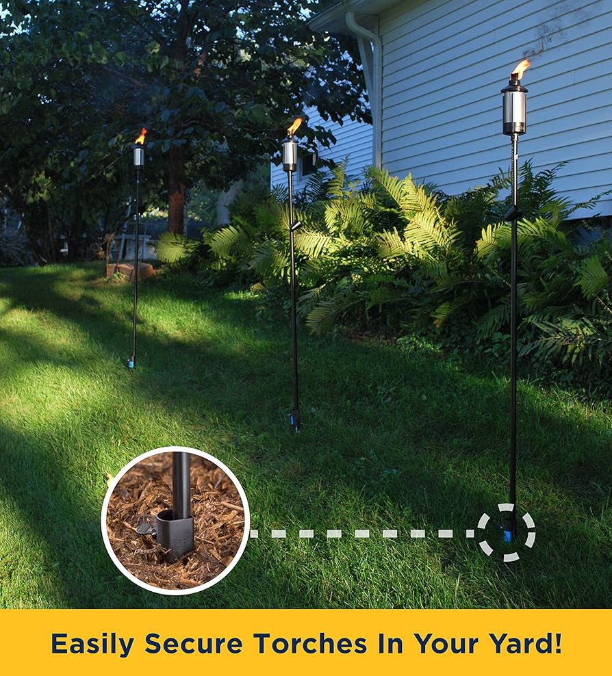 Heavy-Duty Tiki Torches