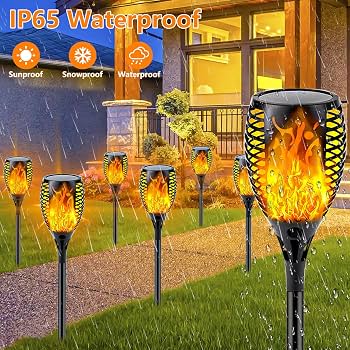 Brightown Solar Tiki Torches
