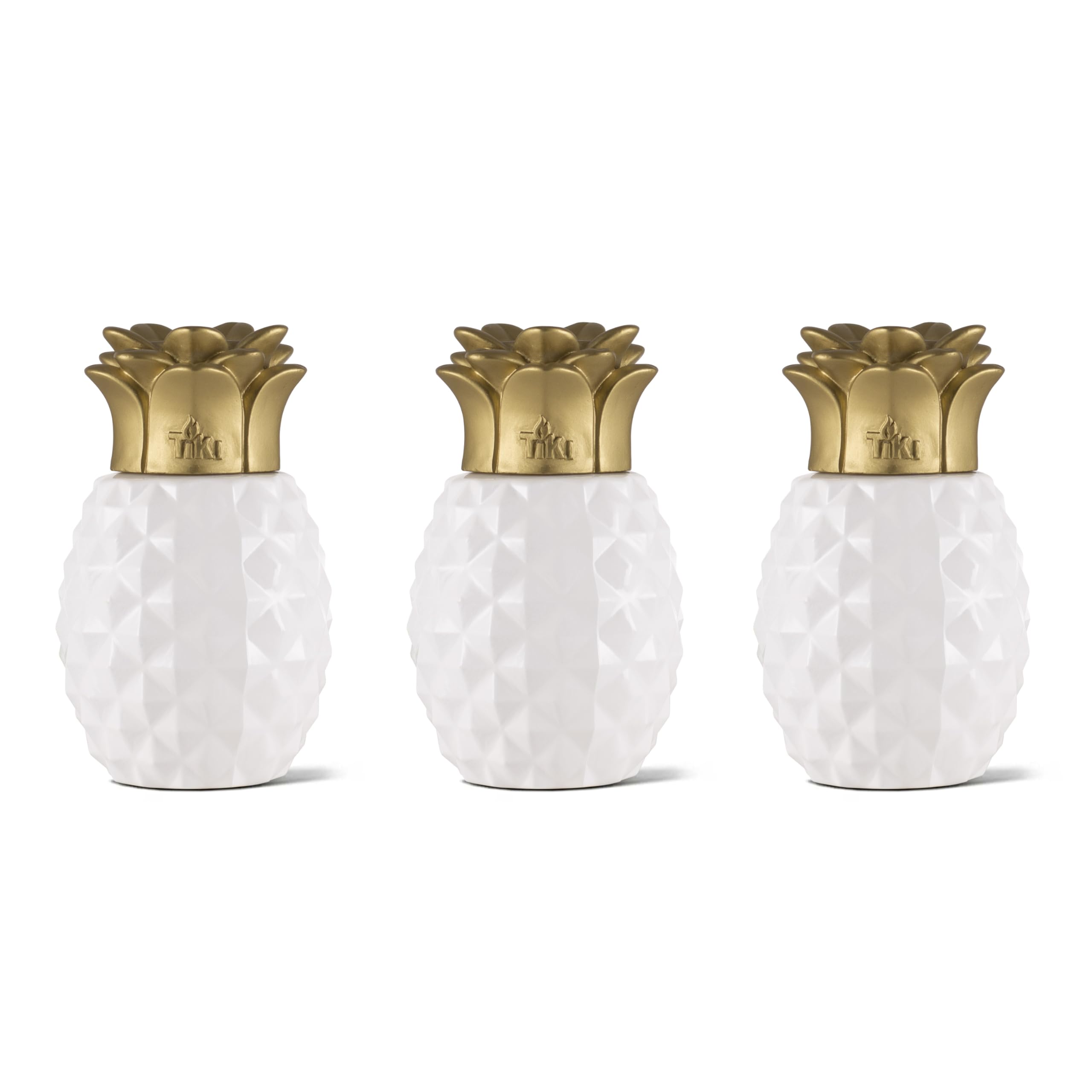 TIKI Pineapple Paradise Glass Table Torch