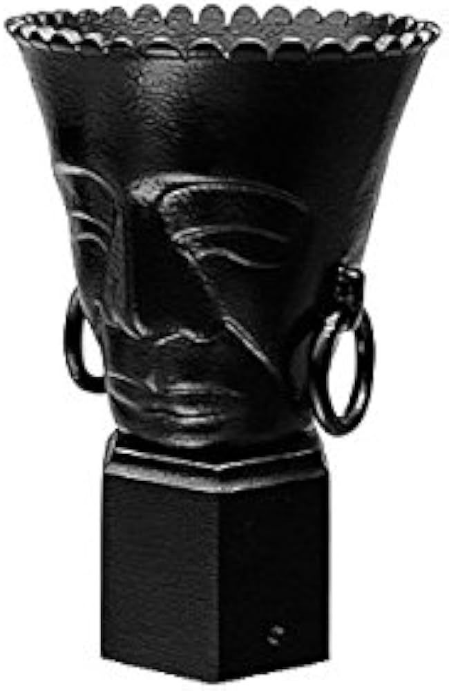 Cast Aluminum Tiki Torch Set