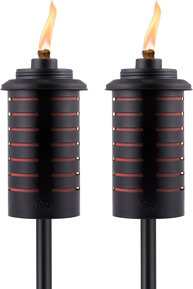 Best Choice Products 48in Tiki Torch Set